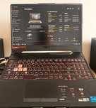 ASUS Tuf Gaming F15 FX506H i5/16gb ram/RTX 3050Ti/1TB SSD/Win 10/144Hz