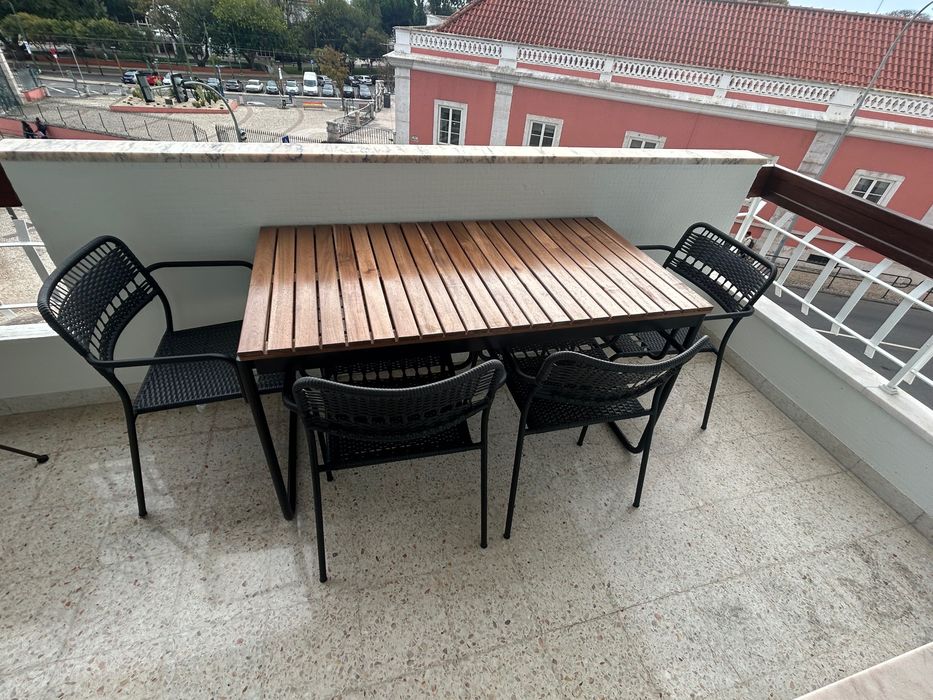 Mesa exterior IKEA extensível