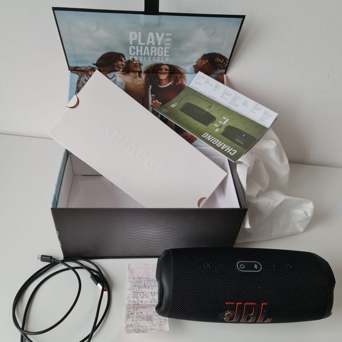 Głosnik JBL charge 5 super jak nowy gwarancja paragon