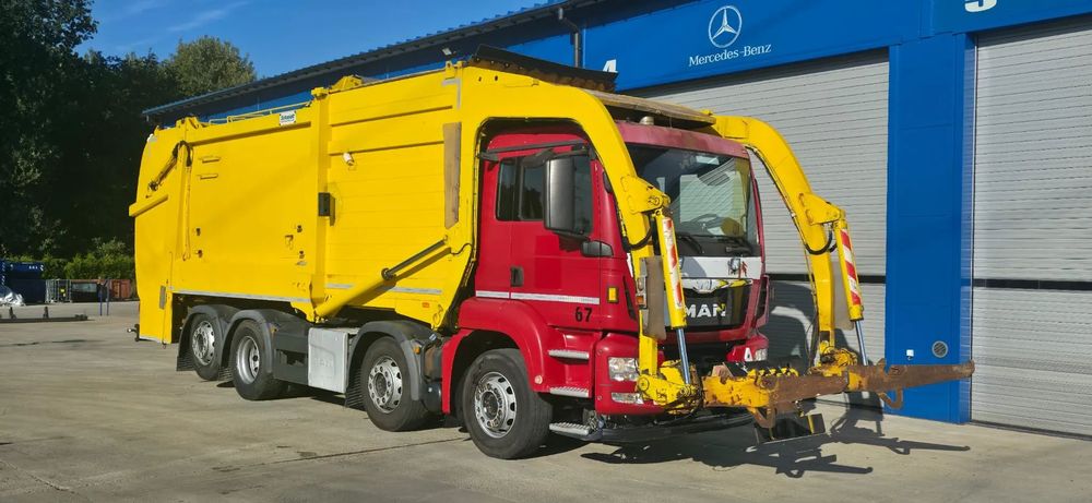 MAN TGS 35.420 8x2 śmieciarka HEIL Frontlader nosorożec  Kompletna zabudowa bez podwozia