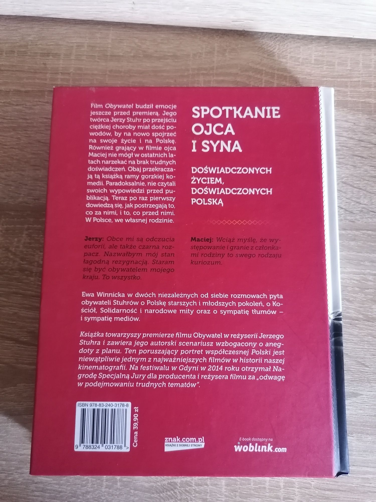 Książka obywatel Stuhr, nowa
