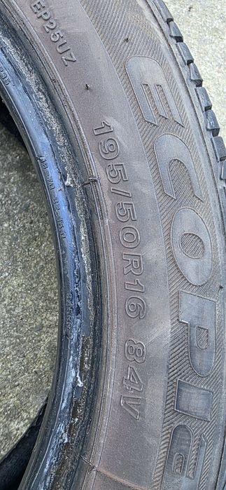 Sprzedam opony letnie Bridgestone i zimowe Nokian Tyres195 50 R16