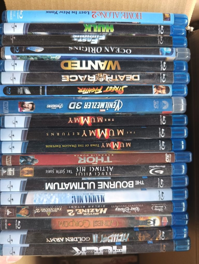 Płyty Blu-ray 3D,  Blu-ray, całość ok.120 sztuk