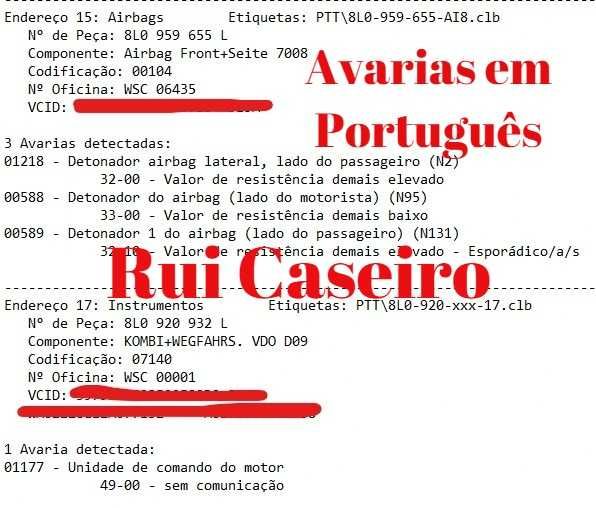 Cabos Desbloqueados Vag com 22.3 PRO VCDS Português