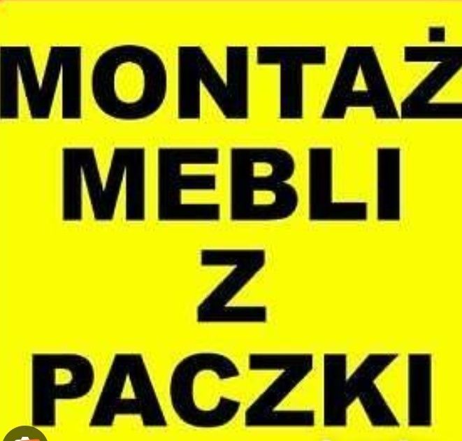 Składanie mebli, montaż mebli z paczek