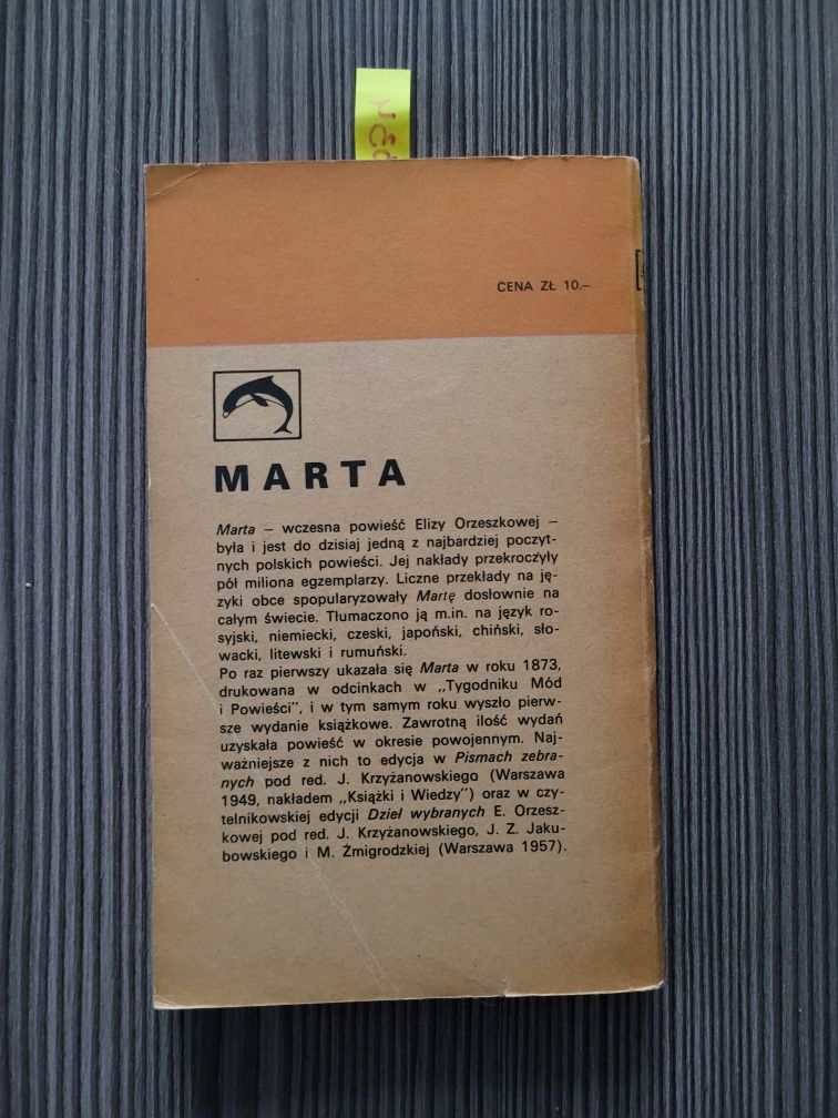 334. "Marta" Eliza Orzeszkowa