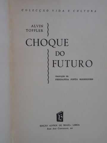 Choque do Futuro de Alvin Toffler