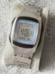 Zegarek Casio E-data Bank silver black vintage old money y2k retro