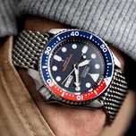 Bransoleta Mesh Shark 22 mm do zegarka Seiko SKX009