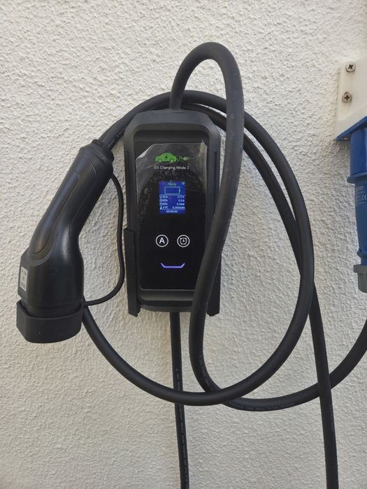 Carregador carro Elétrico Portátil Type 2 de 32A Monofásico