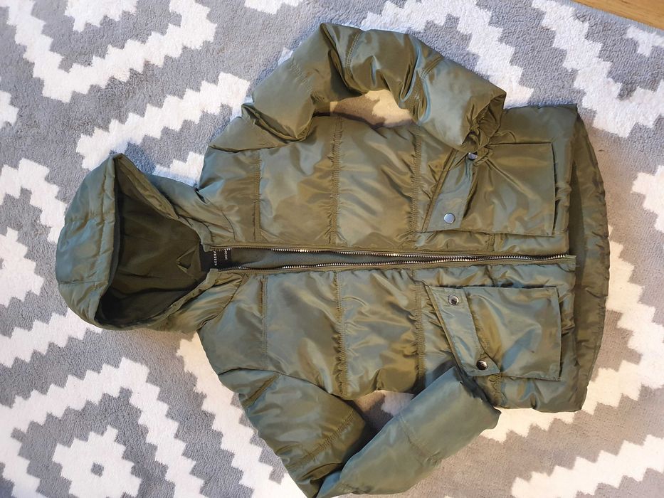 Kurtka przejsciowa dziewczeca reserved 140 kolor khaki