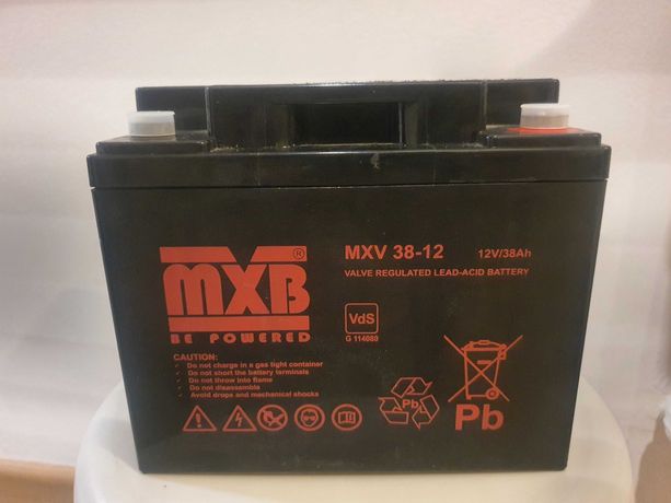 Akumulator AGM MXV UPS 12V 38-45Ah certyfikat VdS