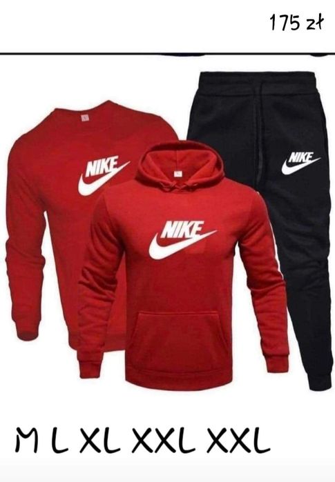 Nowy dres Męski 3 częściowy 2 bluzy I dresy M L XL XXL różne modele.