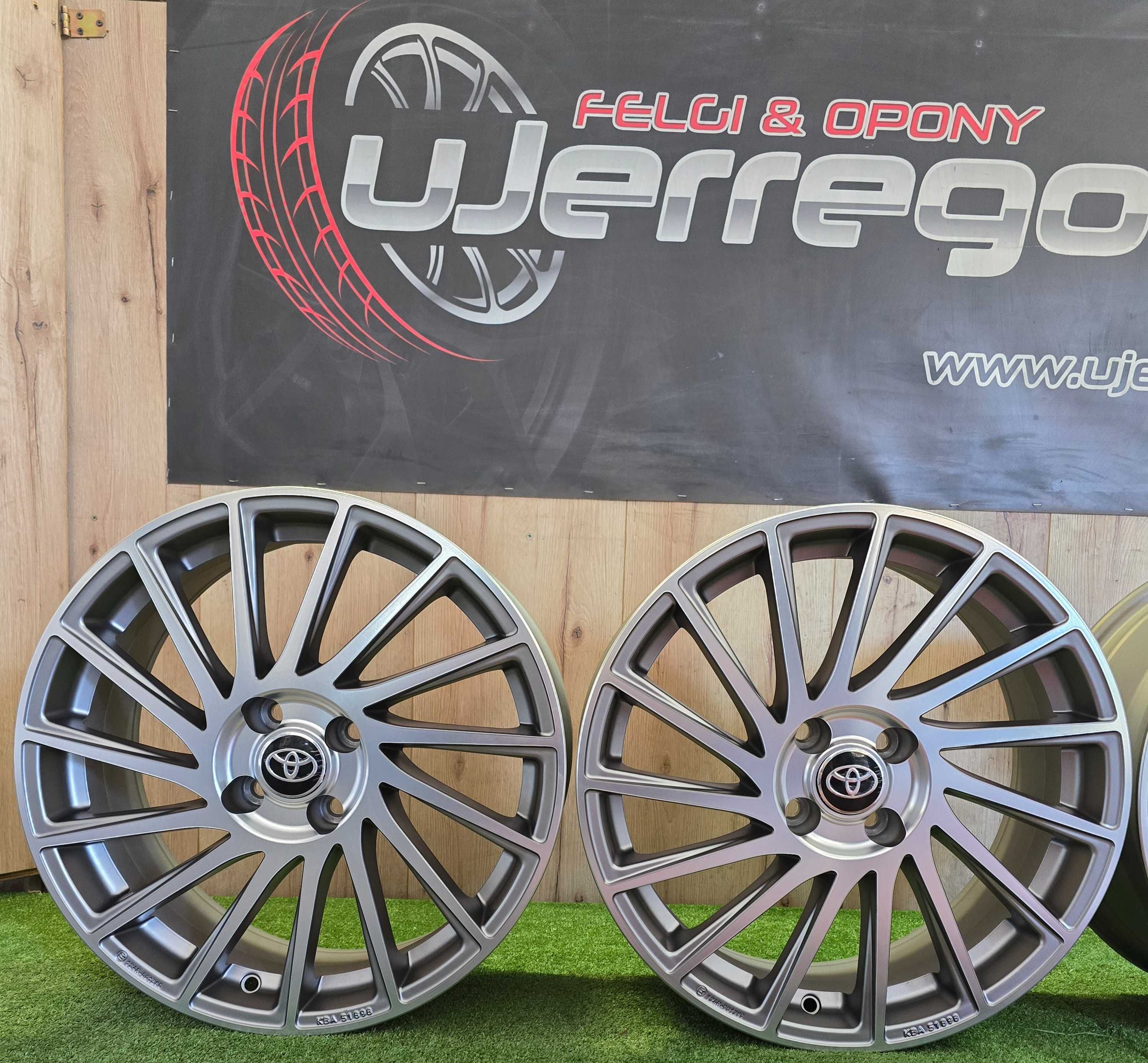 NOWE ALUFELGI TOYOTA 17x4x100 - AygoX , IQ, Yaris