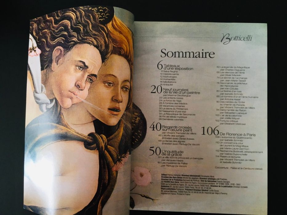 4 Revistas de Arte-Botticelli, Véronèse; Rubens e Gauguin