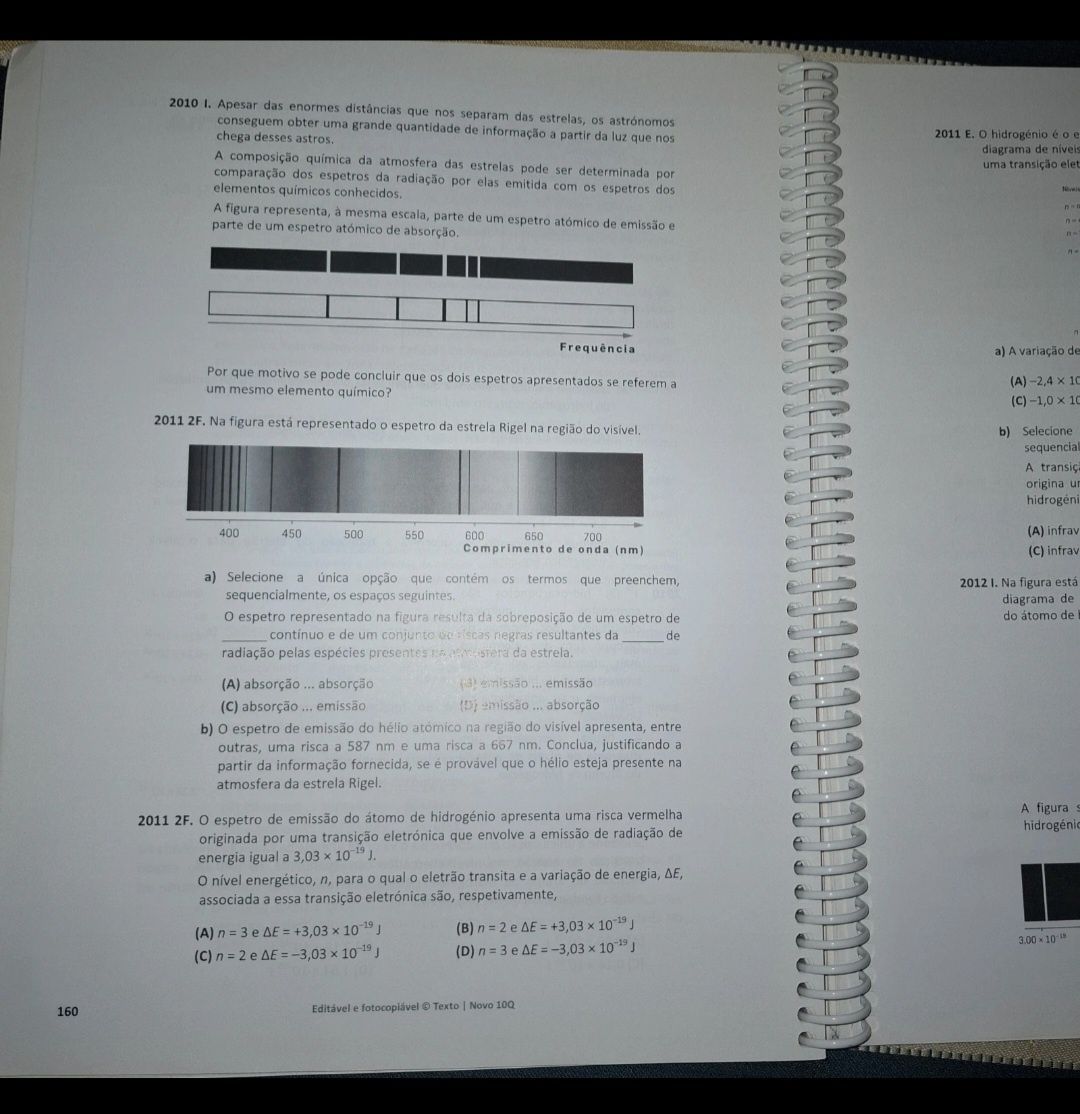 FQ 10ano, Caderno de Apoio ao Professor.
