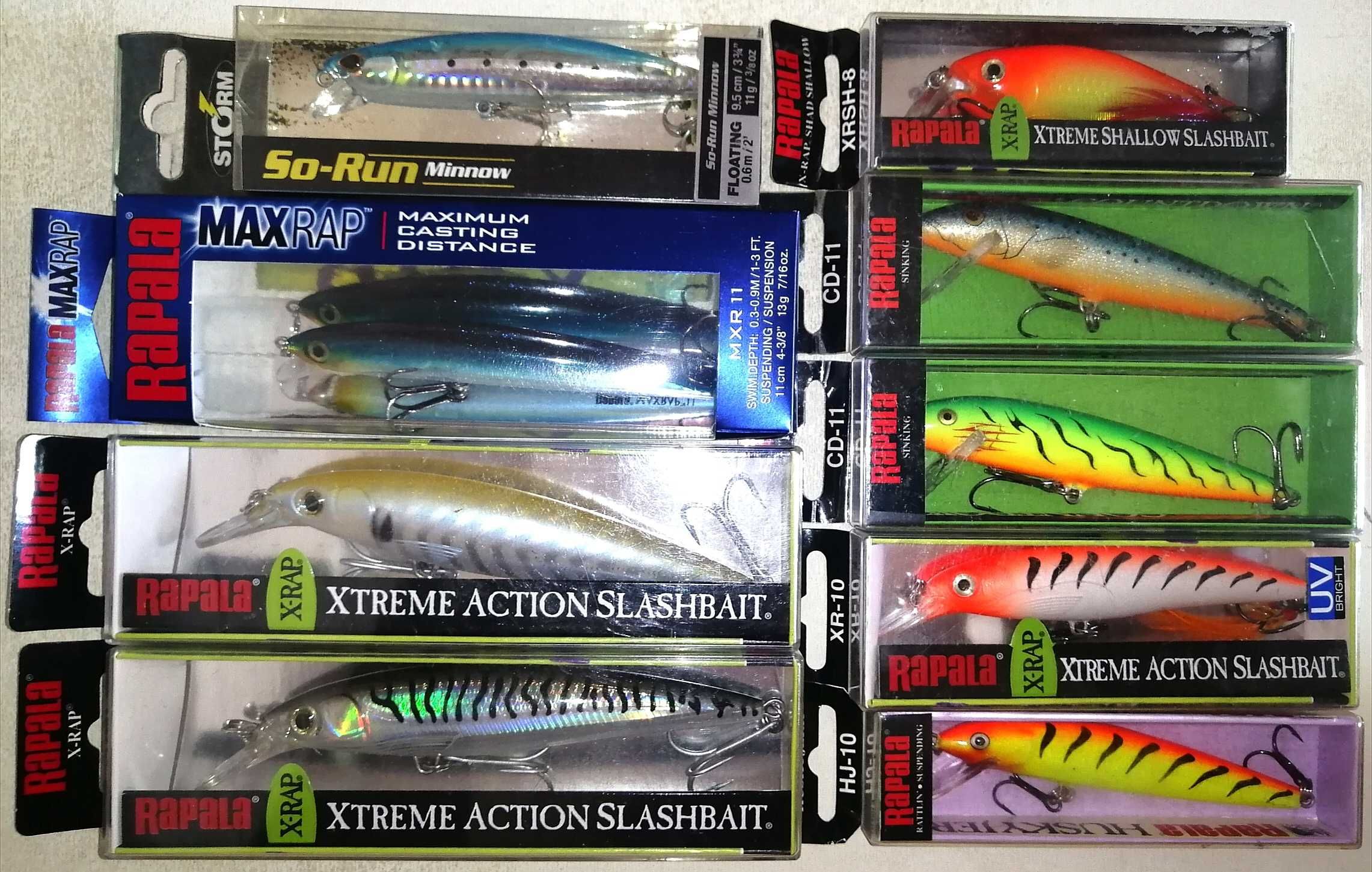 Воблера Rapala Shadow, Skitter Pop..