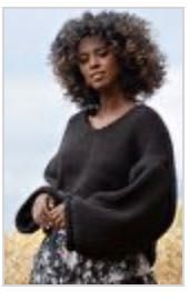 Sweter Chunky Knit z Wełną i Alpaką czarny!