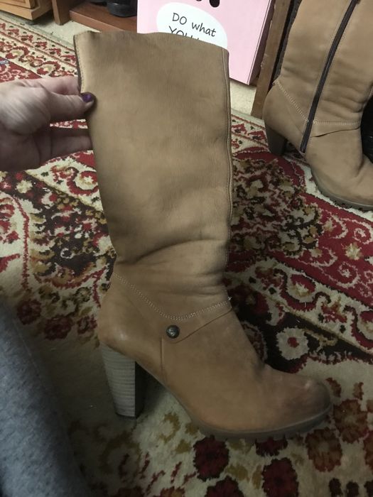 Kozaki damskie na obcasie