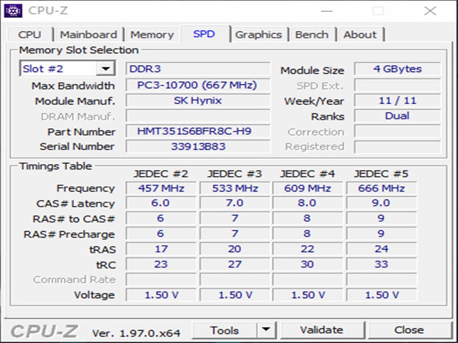 DDR3 8GB HyniX 10600
