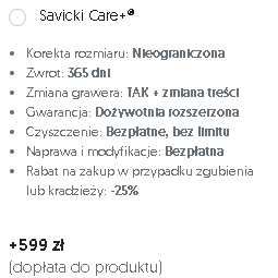 Pierścionek zaręczynowy SAVICKI: złoty 585, diament + care