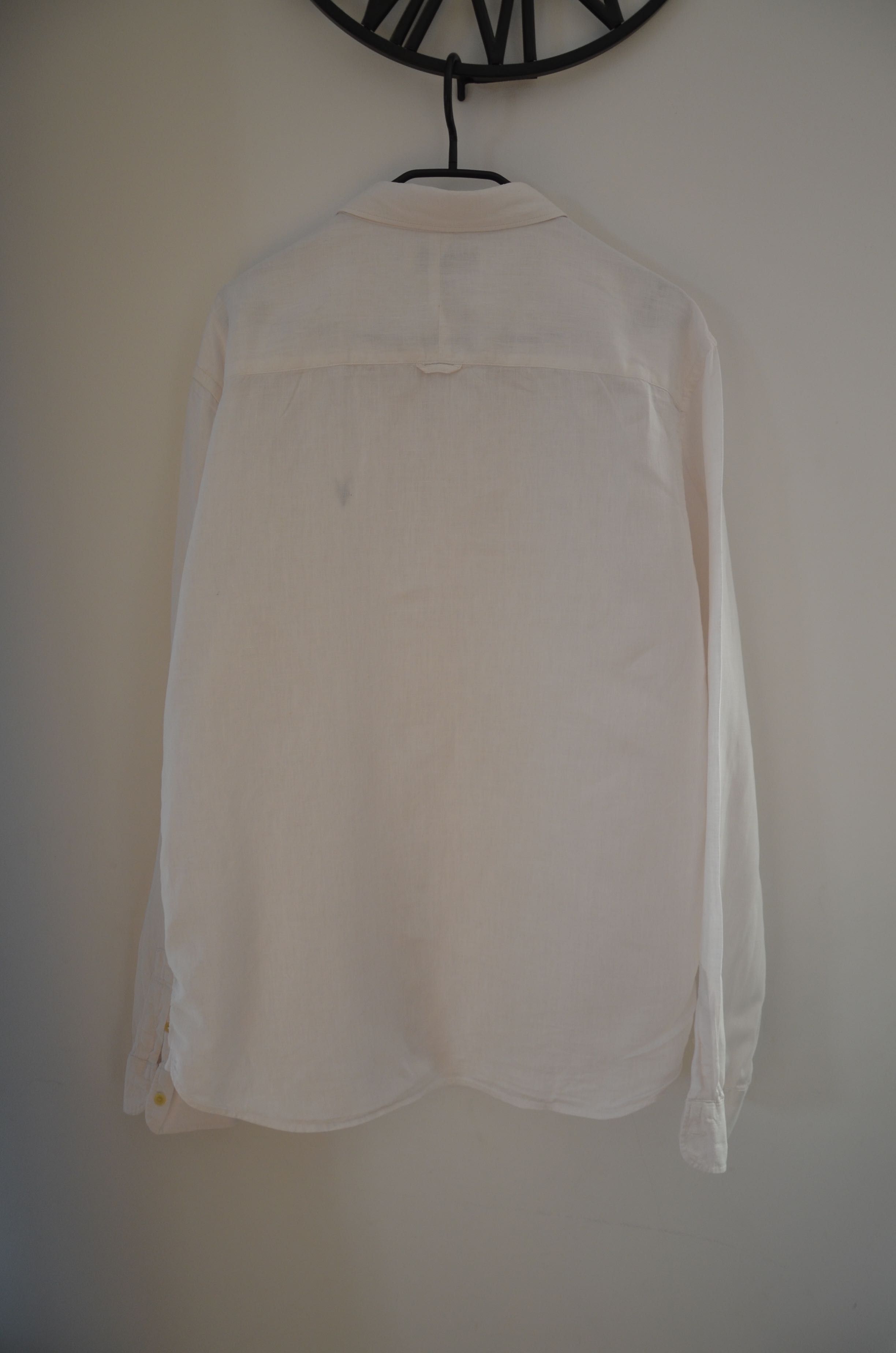 biała koszula 100% len Allsaints x-large /XL