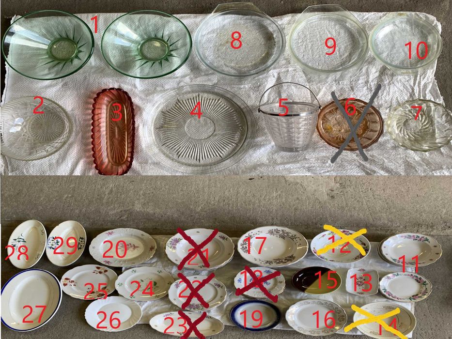 Тарелка Блюдо Салатница посуда Коростень Baccarat