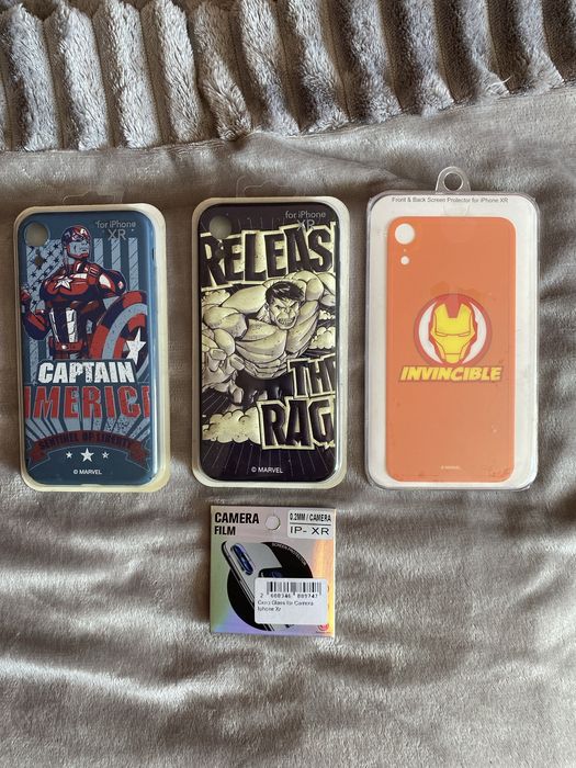 Чохли, захисне скло на телефон та камеру Iphone XR