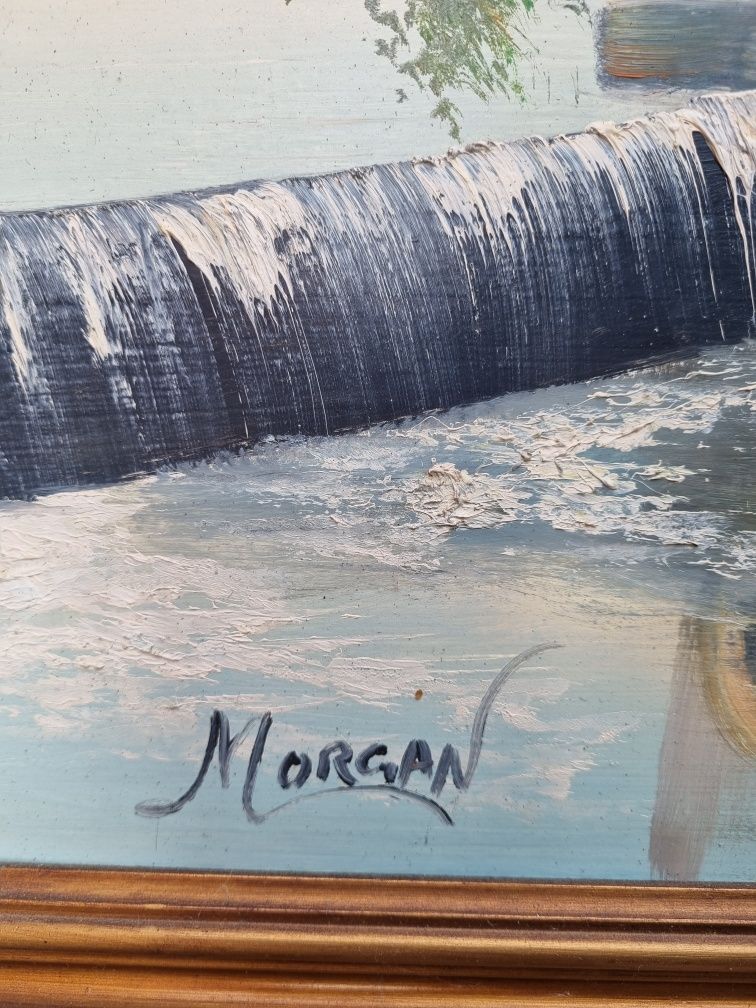 Pintura a óleo original de Morgan