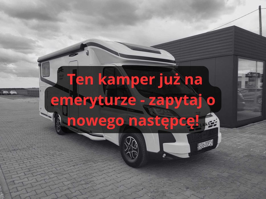 Kamper Premium półintegra 2025 Laika Kosmo L319 4-os Automat Gliwice