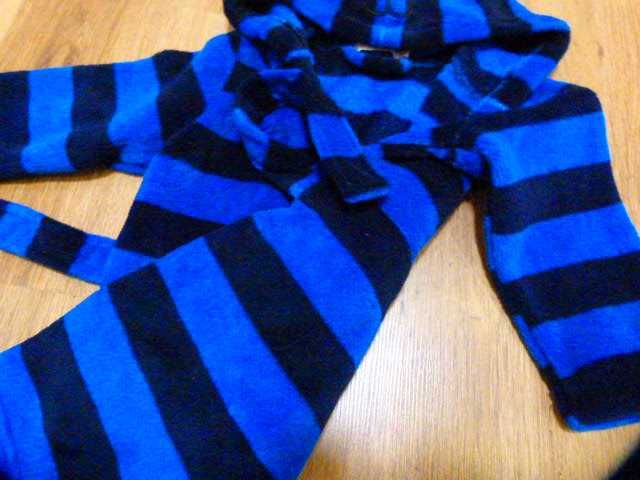 rozm 92 Bluezoo szlafrok kąpielowy niebieski granatowy i chłopięcy