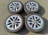 Диски литые R17 7J с резиной 7*17/5*112/46/57.1 SKODA Octavia A7 13-19
