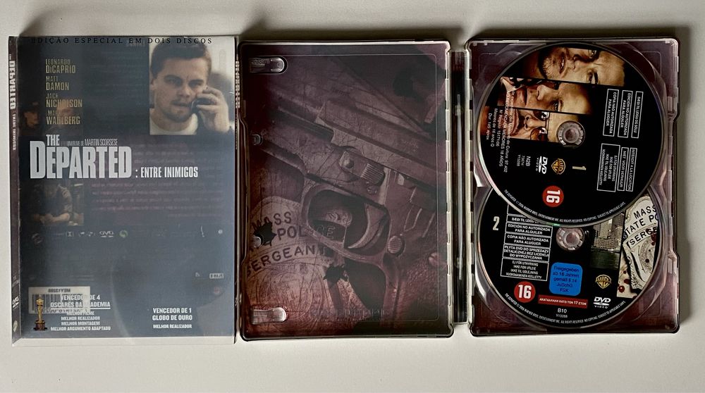 Dvd The Departed: Entre Inimigos Special Edition Steelbook 2 discos