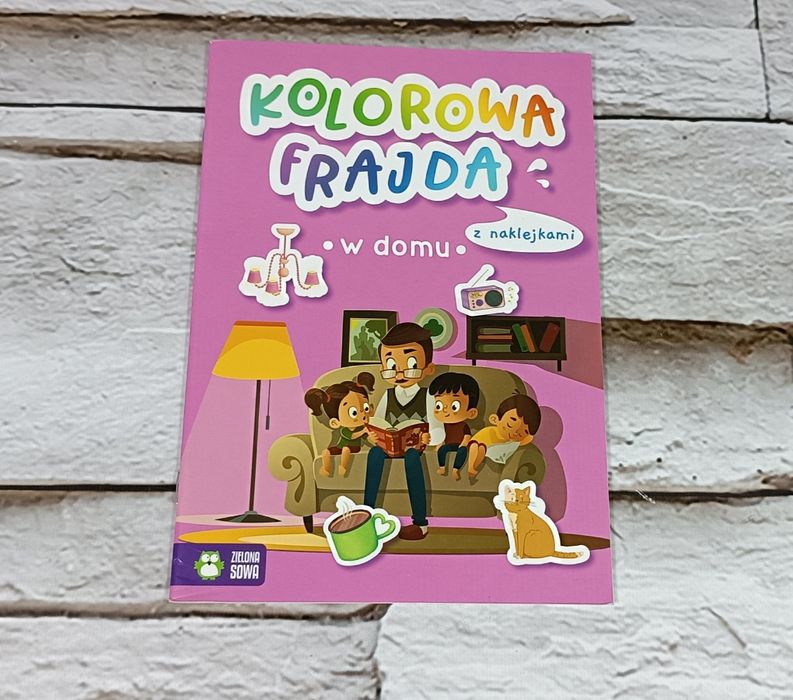 Zestaw trzech kolorowanek Kolorowa frajda