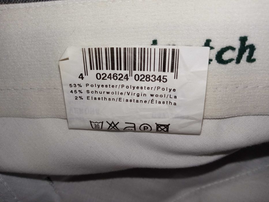 Sprzedam spodnie jasnoszare pas 120cm