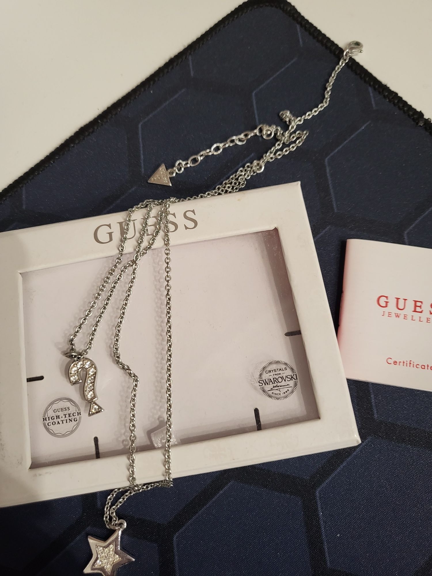 Łańcuszek guess 2w1, Swarovski