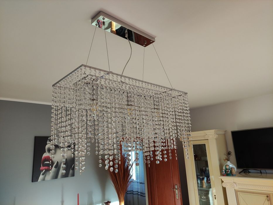 Żyrandol lampa kryształowa Glamour