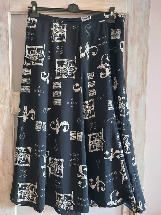 Kostium letni bluzka i spódnica komplet rozm.48