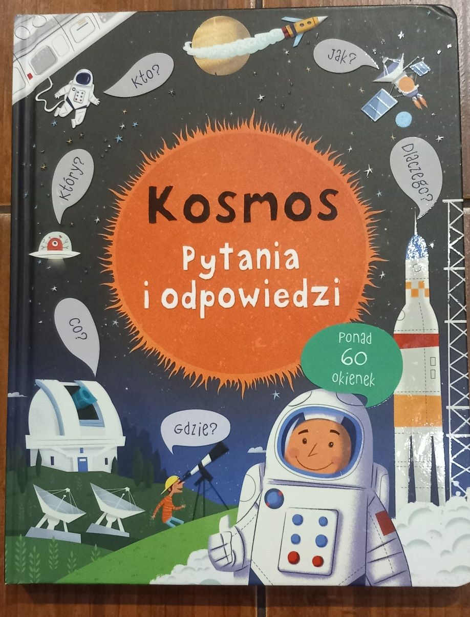 Książka z okienkami pytania I odpowiedzi