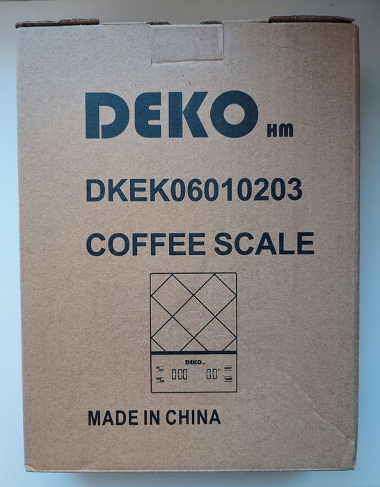 Кухонні ваги Deko, з таймером і гумовим ковриком