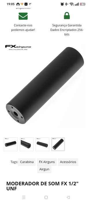 Moderador de ruido FX 1/2 UNF