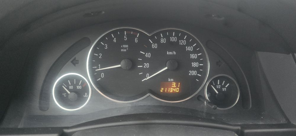 opel Meriva 1.7d klima długie opłaty do jazdy