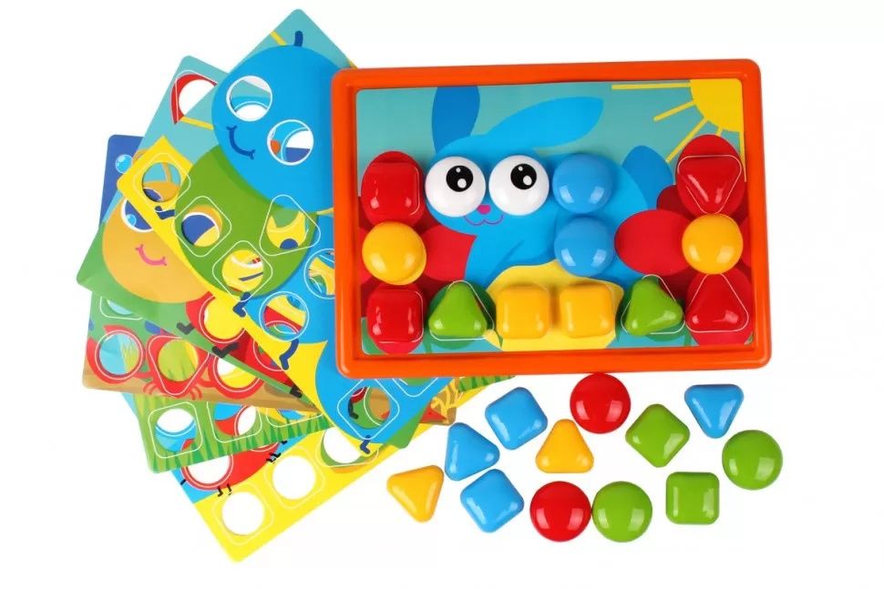 Дитяча мозаїка для найменших,з крупними деталями,розвиваючі іграшки