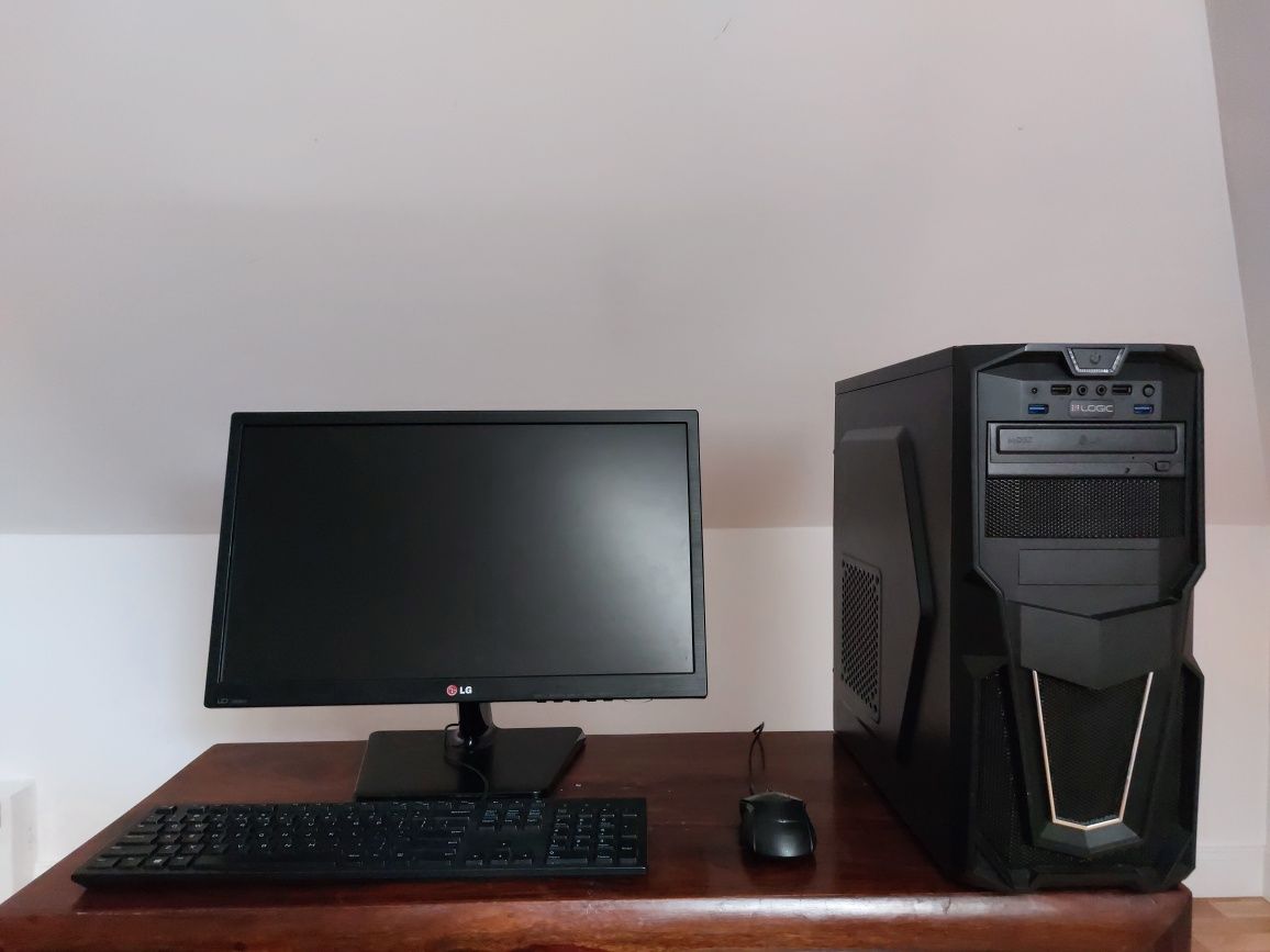 Komputer intel 8100, h310m, 16gb, GTX 1050 Ti