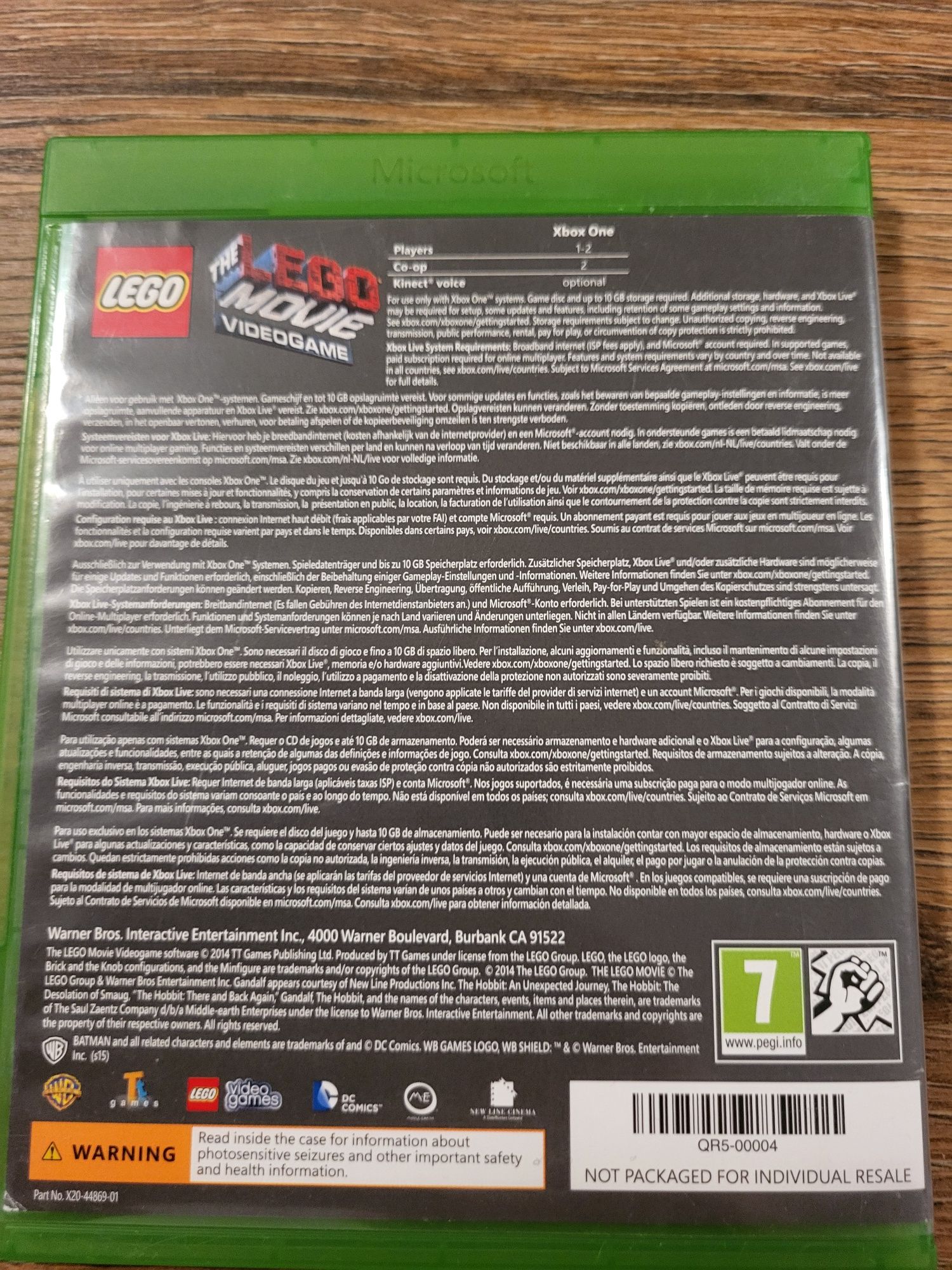 Xbox One Lego The Movie