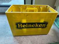 Skrzynka na piwo kontener z uchwytem Heineken