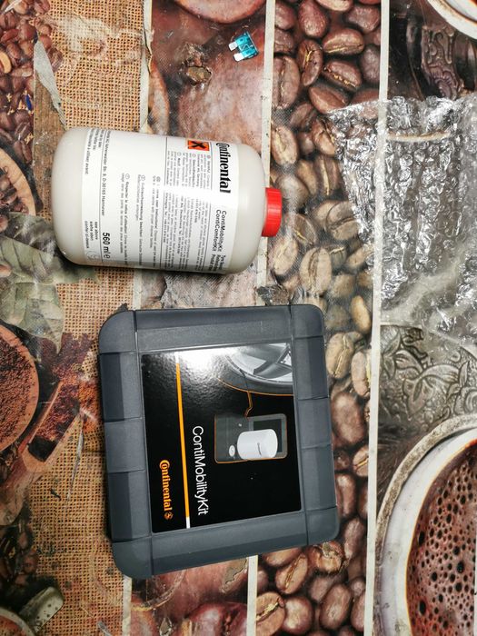 kompresor + płyn uszczelniający continental  nowy