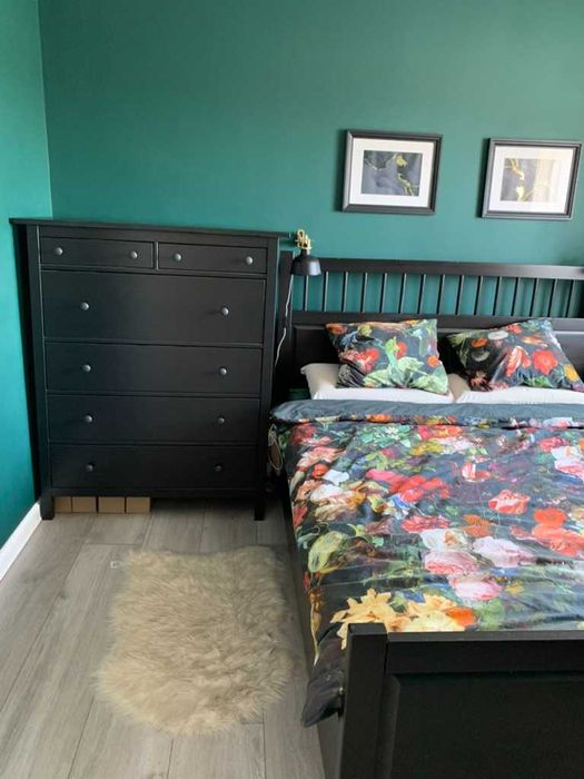 Sypialnia IKEA HEMNES: komoda, łóżko 160x200, materac -70% ceny