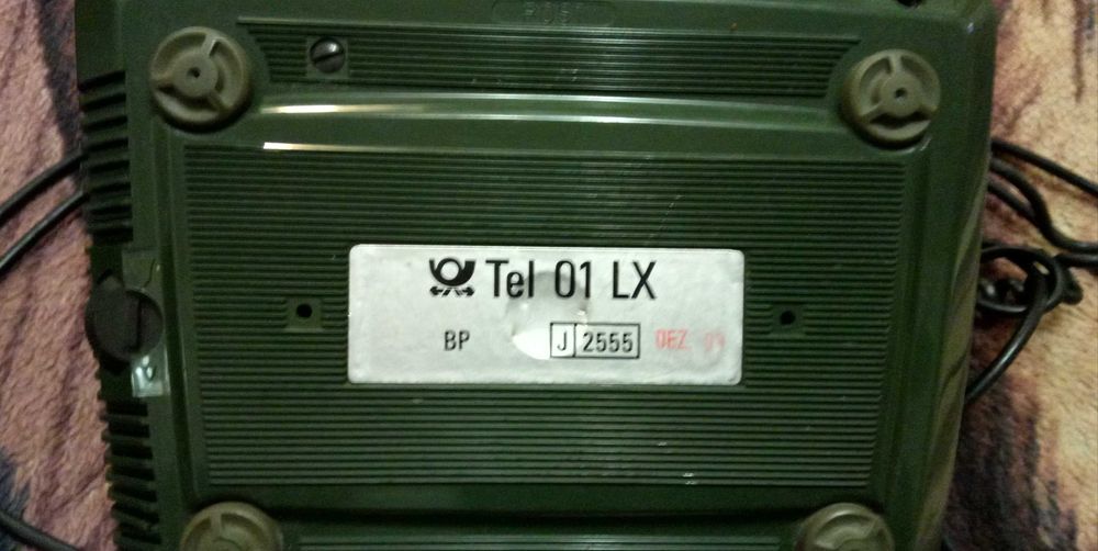 Телефон Tel 01 LX. Немецкий:Год выпуска 04.1993