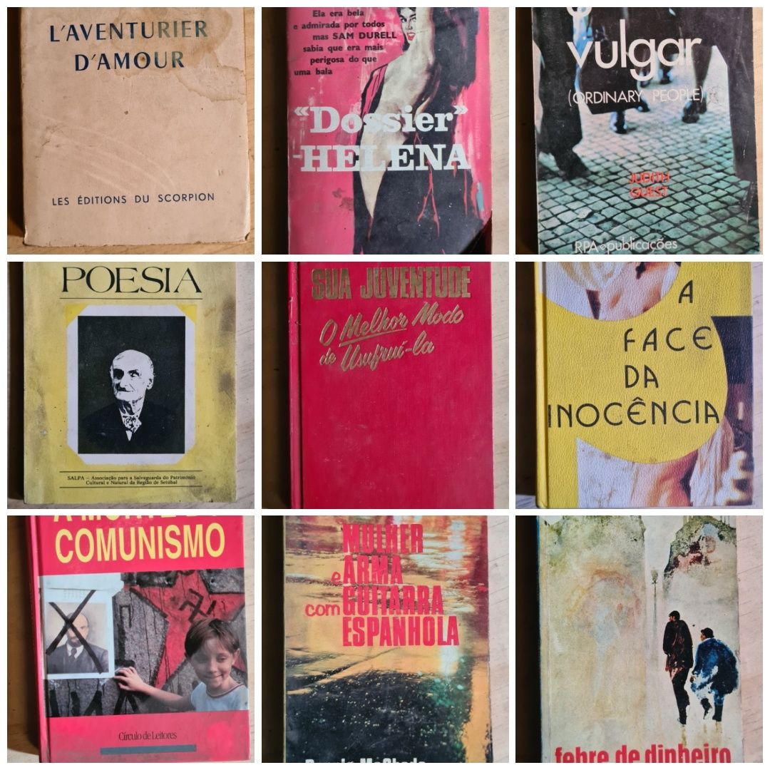 Livros antigos variados